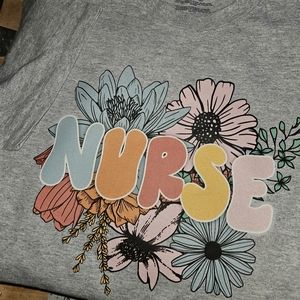 Hand Made Nurse t-shirt size Large